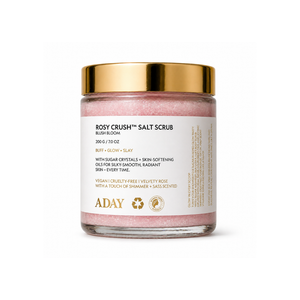 Smooth Skin Trio: Rosy Crush Salt Scrub in Blush Bloom