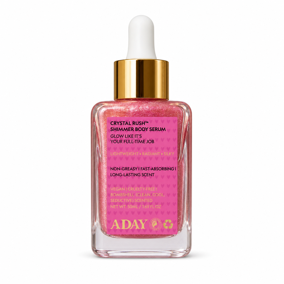 Serum Duo: Crystal Rush Shimmer Body Serum