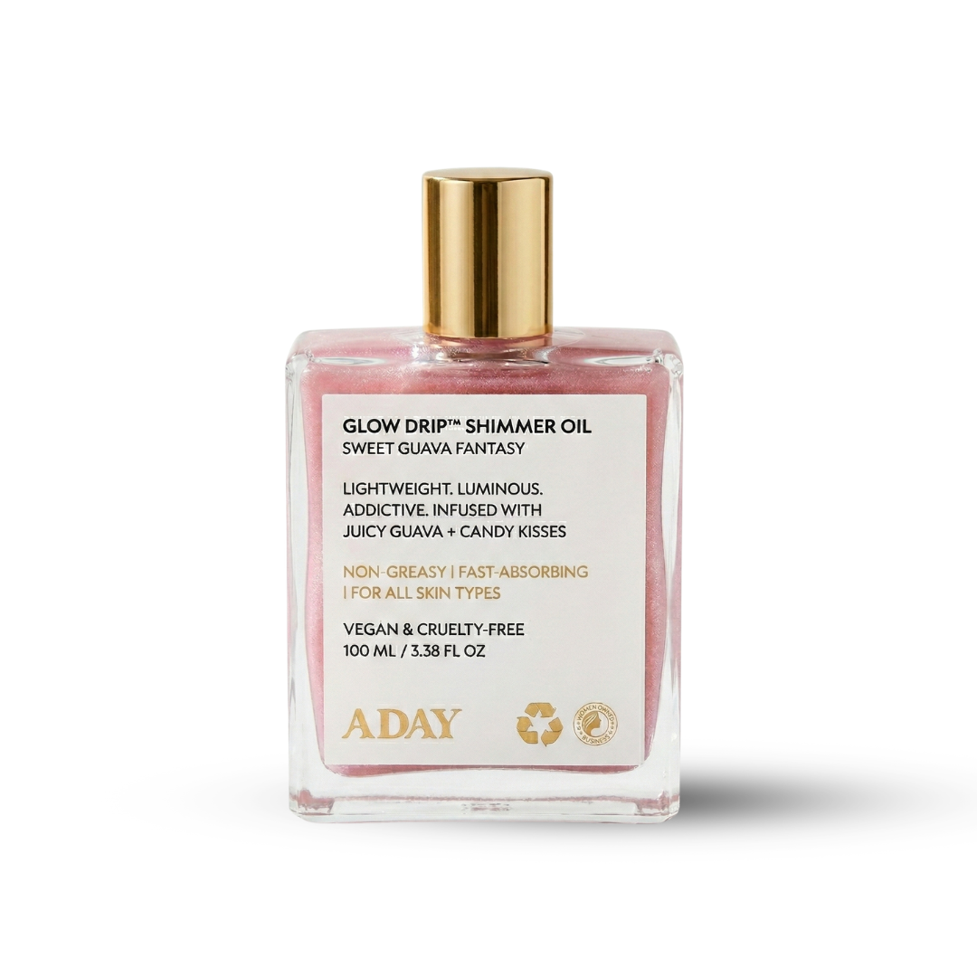 Glow Duo: Glow Drip Shimmer Oil in Sweet Guava Fantasy