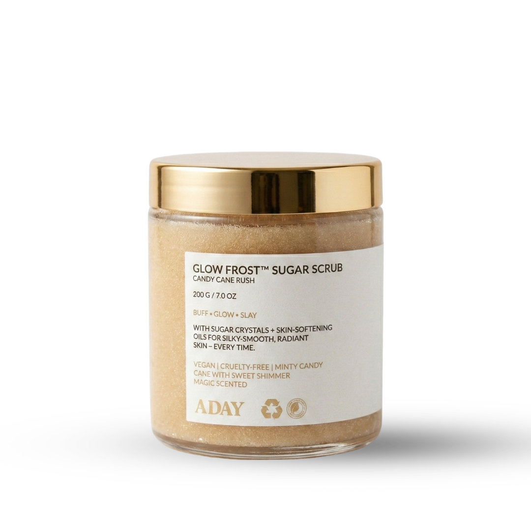 Head-to-Toe Ritual: Glow Frost Sugar Scrub in Candy Cane Rush