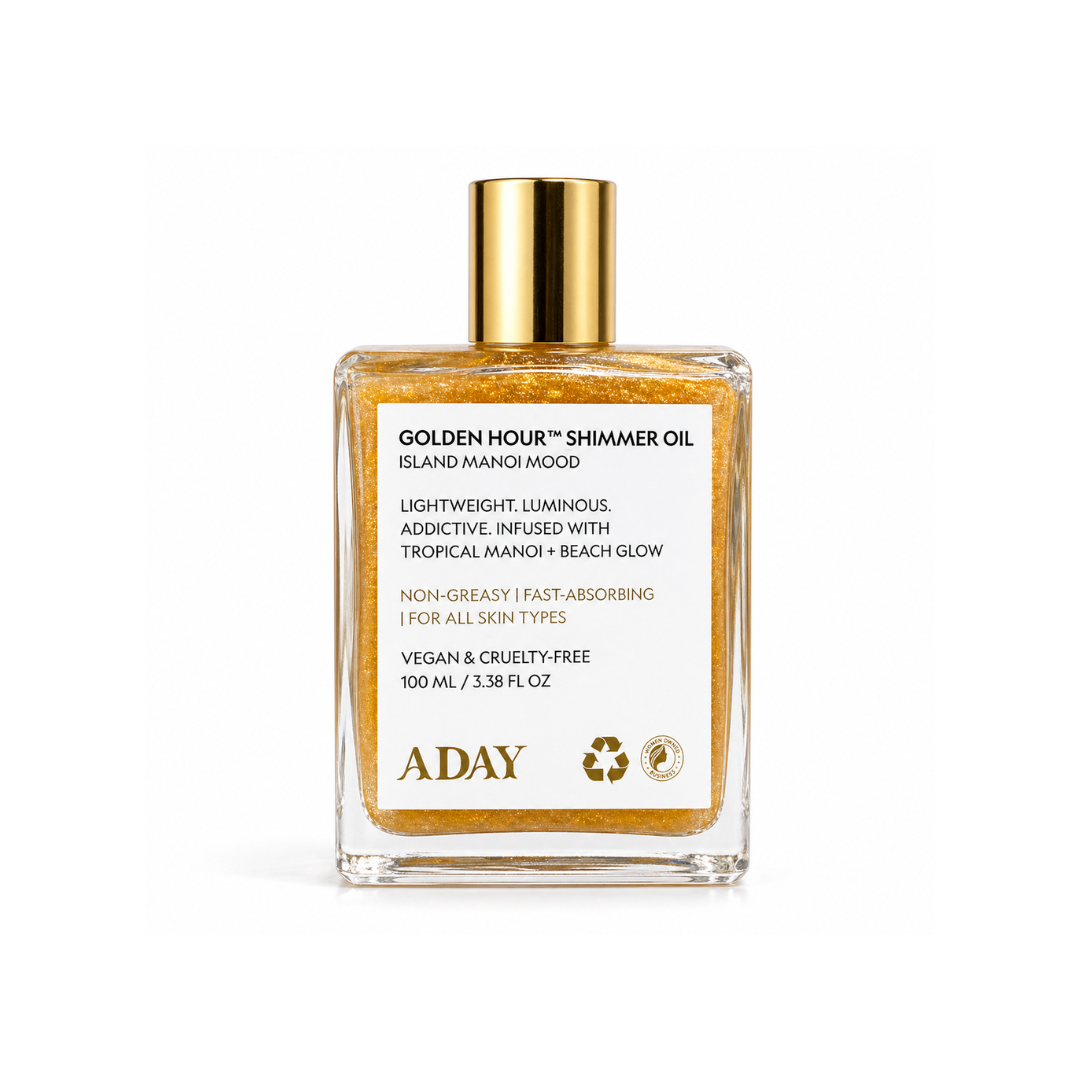 Head-to-Toe Ritual: Golden Hour Shimmer Oil in Island Manoi Mood